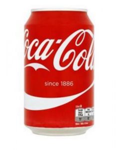 Blikje Coca cola